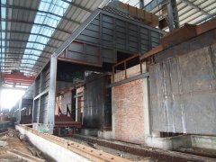 河北張家口12T中頻電爐除塵器係統